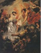 The Queen's Reconciliation with Her Son (mk05) Peter Paul Rubens